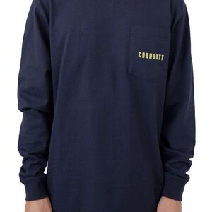 Carhartt Heavyweight Loose Fit Long Sleeve Tough Graphic Shirt Size 3XL